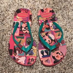 Disney Minnie Mouse Havaianas flip flop sandals